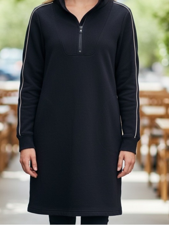 Title nine Dresses & Skirts - Title Nine Fleece Long Sleeve Dress Sweatshirt Tunic size Large